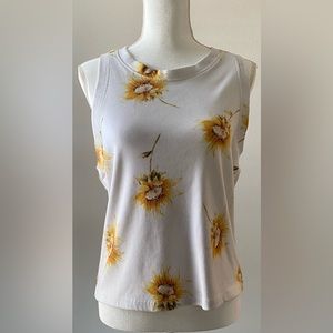 Forever 21 Sunflower Tank Top